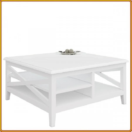 Hampton - LV253-L04 : Bàn Sofa , Bàn Coffee  - Vuông 100cm 